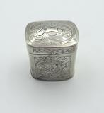 Lodereindoosje, Hollands antiek, zilver. 90,00 euro., Antiek en Kunst, Verzenden, Zilver