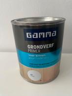 Nieuwe pot Gamma grondverf 0,75L, Wit, Nieuw, Ophalen of Verzenden, Verf