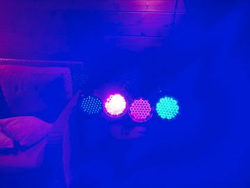 4x Par56R DMX LED Lampen - Disco/Podium beschikbaar voor biedingen