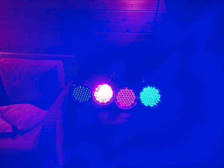 4x Par56R DMX LED Lampen - Disco/Podium, Muziek en Instrumenten, Licht en Laser, Gebruikt, Licht, Geluidgestuurd, Ophalen of Verzenden