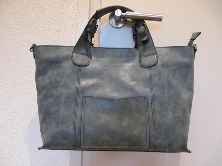 Blauwe tas Eternel, Sieraden, Tassen en Uiterlijk, Tassen | Damestassen, Gebruikt, Handtas, Blauw, Ophalen of Verzenden