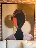 Schilderij wandkleed Silhouette Lady 1 van Studio Vreeken, Antiek en Kunst, Ophalen of Verzenden