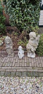 Tuin ornamenten set, tuinbeelden, Tuin en Terras, Tuinbeelden, Ophalen of Verzenden, Gebruikt, Beton, Dierenbeeld