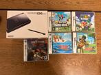 Nintendo DS Lite CIB met 5x top Spellen (o.a. Zelda, Mario), Ophalen, Met games, Zwart, Zo goed als nieuw