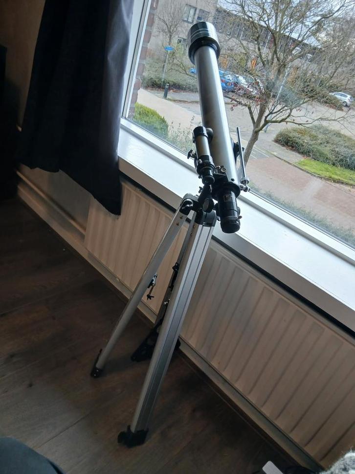 Telescoop ST-60700 met Statief, Audio, Tv en Foto, Optische apparatuur | Telescopen, Gebruikt, Lenzentelescoop (refractor), Minder dan 80 mm