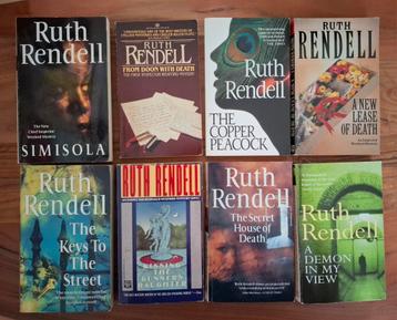 Ruth Rendell 8 boeken  beschikbaar voor biedingen