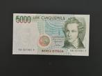 Italy 5000 lire 1985 Zfr+ biljet, Postzegels en Munten, Bankbiljetten | Europa | Niet-Eurobiljetten, Ophalen of Verzenden