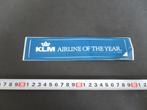 sticker KLM Airline of the year, Ophalen, Zo goed als nieuw, Bedrijf of Vereniging