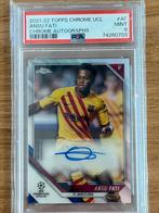 Ansu Fati Topps Chrome UCL Autograph PSA 9, Ophalen of Verzenden, Zo goed als nieuw, Buitenlandse clubs, Spelerskaart