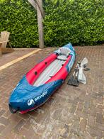 Sevylor Tahiti Plus 2 1p opblaasbare kano, skeg en pomp, Watersport en Boten, Kano's, Ophalen, Zo goed als nieuw, Twee personen