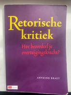 Retorische Kritiek - Antoine Braet, Ophalen of Verzenden, Gelezen