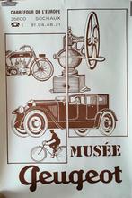 Peugeot poster, musée in Sochaux, Rechthoekig Staand, Ophalen of Verzenden, Zo goed als nieuw, A1 t/m A3
