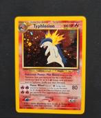 Typhlosion 18/111 Pokemon Neo Genesis holo, Ophalen of Verzenden, Zo goed als nieuw, Booster, Foil
