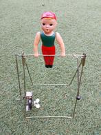 Single bar exercise toy/ vintage speelgoed blik, Ophalen