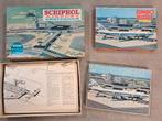 2x oudere puzzel schiphol één met poster, Ophalen of Verzenden, Zo goed als nieuw