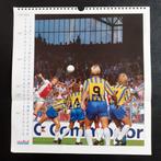 V.I. Kalender 1992 foto John van Loen Ajax koppend tegen RKC, Gebruikt, Ajax, Verzenden
