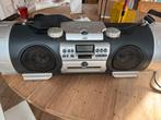Gethoblaster voor afsprelen van CD’s, cassetes en radio., Audio, Tv en Foto, Cd-spelers, Ophalen, Gebruikt, JVC, Met radio