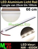 LED Profiel Rigid Strip Bar Rail 66cm SMD5630 Naturalwit 1m, Huis en Inrichting, Lampen | Overige, Nieuw, LEDverlichting, LEDprofiel