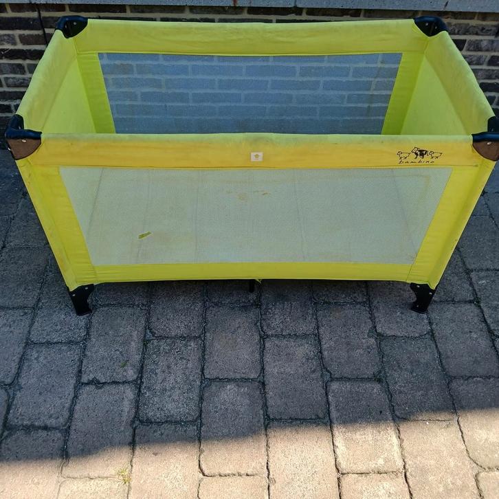 Bambino campingbedje baby of kinderbedje reisbedje., Kinderen en Baby's, Babywiegjes en Ledikanten, Gebruikt, Reisbedje, Ophalen