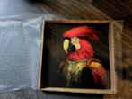 Art Top – Graffiti Groenvleugel Ara Macaw op doek, Ophalen of Verzenden