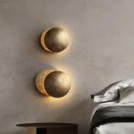 2x unieke Maansverduistering / Moon Led muurlamp, Ophalen of Verzenden, Nieuw, Metaal