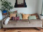 Vintage sofa bohemian velours grijs mosgroen chaises lounge, Huis en Inrichting, Banken | Sofa's en Chaises Longues, Ophalen of Verzenden