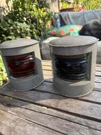 Vintage Scheepslampen Stuurboord & Bakboord Set, Antiek en Kunst, Ophalen of Verzenden