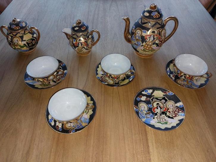 Chinees Porseleinen Theeservies, Antiek en Kunst, Antiek | Servies compleet, Ophalen of Verzenden