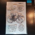 Kaisercraft Clear Stamp - Fiets & Liefde, Ophalen of Verzenden, Zo goed als nieuw, Clearstamp