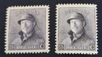 België 1919-1920 - OBP 169-169a - Koning Albert I (met helm), Postzegels en Munten, Postzegels | Europa | België, Ophalen of Verzenden