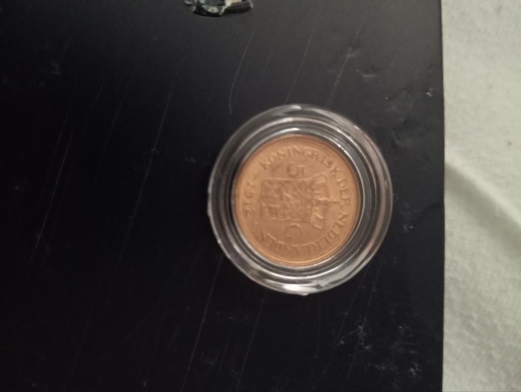 Gouden 5 Gulden 1912 Wilhelmina - met aankoopbon!, Postzegels en Munten, Munten | Nederland, Losse munt, 5 gulden, Koningin Wilhelmina