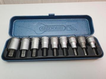 Gedore inbus doppenset met 1/2" opname 9 delig beschikbaar voor biedingen