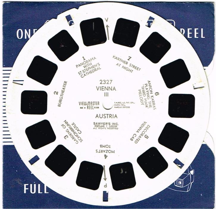 ZGAN view master WENEN III OOSTENRIJK  viewmaster, Verzamelen, Speelgoed, Zo goed als nieuw, Ophalen of Verzenden