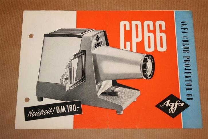 Zeldzame reclame-uitgave Agfa projektor CP66 - 1960 !!, Verzamelen, Fotografica en Filmapparatuur, Ophalen of Verzenden