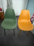2 Kinderstoeltjes Kwantum - Geel & Groen, Ophalen, Kunststof, Gebruikt, Twee