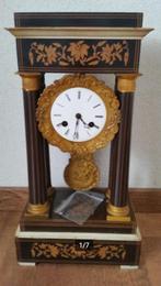 Antieke Franse kolom pendule, Antiek en Kunst, Ophalen