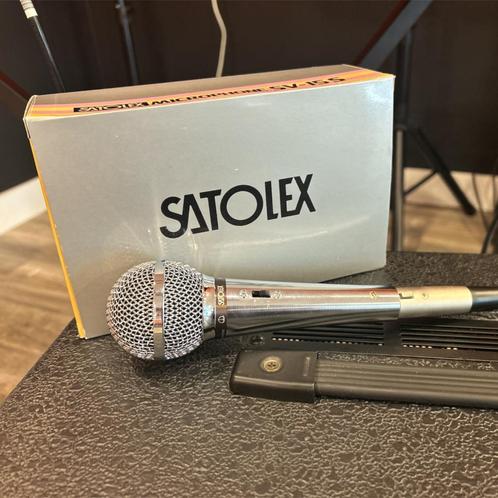 Satolex SV-15S, Microfoon, Zang/Spreek/karaoke, Silver | Nie, Muziek en Instrumenten, Microfoons, Nieuw