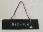 Deurhanger/wandbord Bedroom, Huis en Inrichting, Ophalen of Verzenden, Nieuw