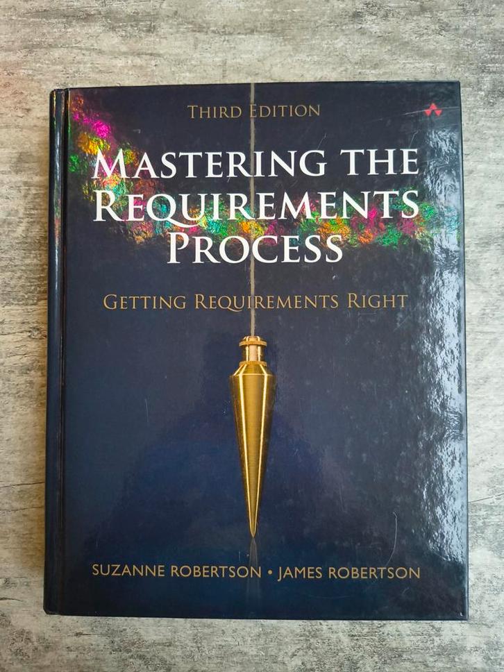 Mastering Requirements Process - Robertson, Boeken, Economie, Management en Marketing, Gelezen, Management, Ophalen of Verzenden