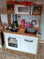 Keukentje en winkeltje met accessoires, Kinderen en Baby's, Ophalen, Gebruikt, Hout