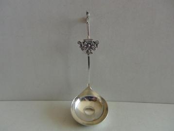Antiek zilver XX3 roomlepel + mannetje + boog Hollands keur beschikbaar voor biedingen