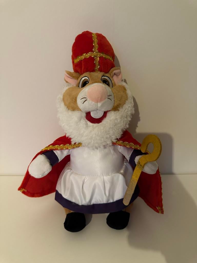 AH sinterklaas hamster, Kinderen en Baby's, Speelgoed | Knuffels en Pluche, Ophalen of Verzenden, Zo goed als nieuw, Overige typen