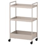 IKEA Nissafors Roltafel - Beige, Ophalen, Minder dan 50 cm, 50 tot 100 cm, Zo goed als nieuw
