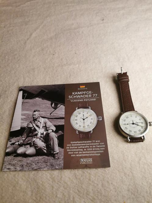 Repro Fliegeruhr kampfgeschwader 77, Verzamelen, Militaria | Tweede Wereldoorlog, Luchtmacht, Overige typen, Duitsland, Ophalen of Verzenden