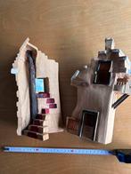 Houten huisjes Jan Mostert Gouda, Antiek en Kunst, Ophalen of Verzenden