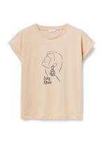 Melting Stockholm cap sleeve t-shirt top beige maat S, Beige, Nieuw, Ophalen of Verzenden, Korte mouw