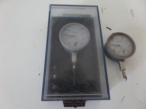 Tastmeetklokken, BOEHM, (#7934), resol 0,01mm-5 mm, 2 st, Doe-het-zelf en Verbouw, Meetapparatuur, Gebruikt, Afstand, Ophalen of Verzenden