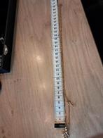 Goudkleurige ketting met 2 hangertjes, Ophalen of Verzenden, Goud, Overige materialen