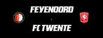 2 wedstrijdtickets Feyenoord - Fc Twente, Seizoenskaart, Eén persoon