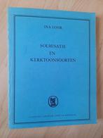 SOLMISATIE EN KERKTOONSOORTEN  Ina Lohr, Ophalen of Verzenden, Gelezen